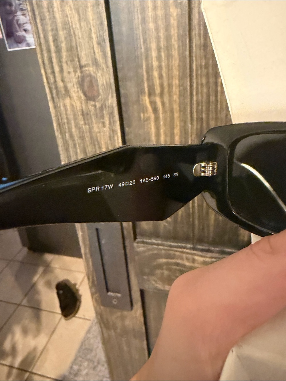 Authentic Prada Black Gloss Women's Sunglasses - Picture 3 of 8